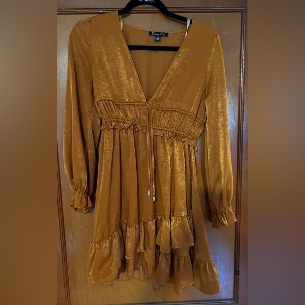 Rust boutique dress